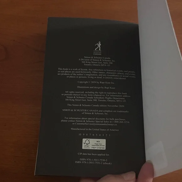 2/$15 Home Body by Rupi Kaur Book - Picture 3 of 5